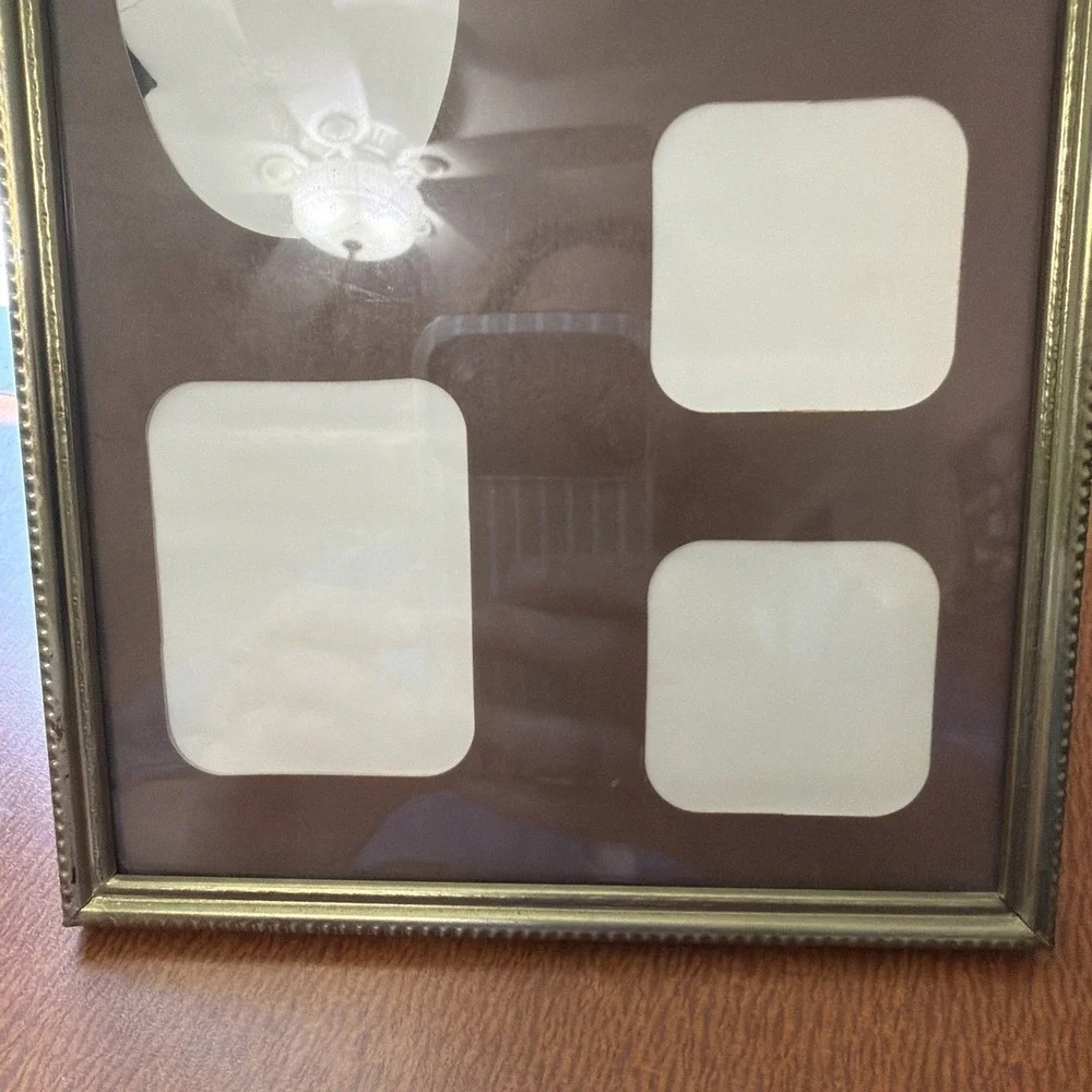 Vtg MCM Gold Frame 8